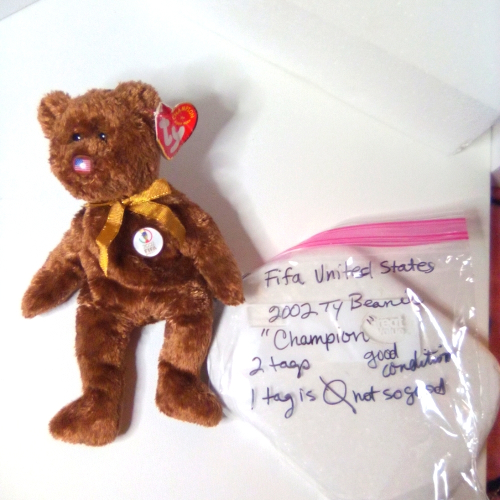 2002 Fifa US Ty beanie "Champion"